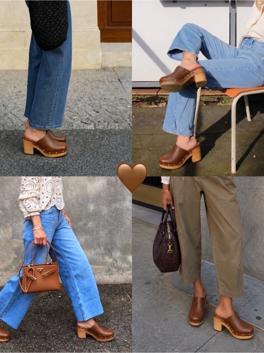 ๐ UGG Sin 1951 Leather Wooden Clogs โ Brown, Size 7 - Picture 2 of 10